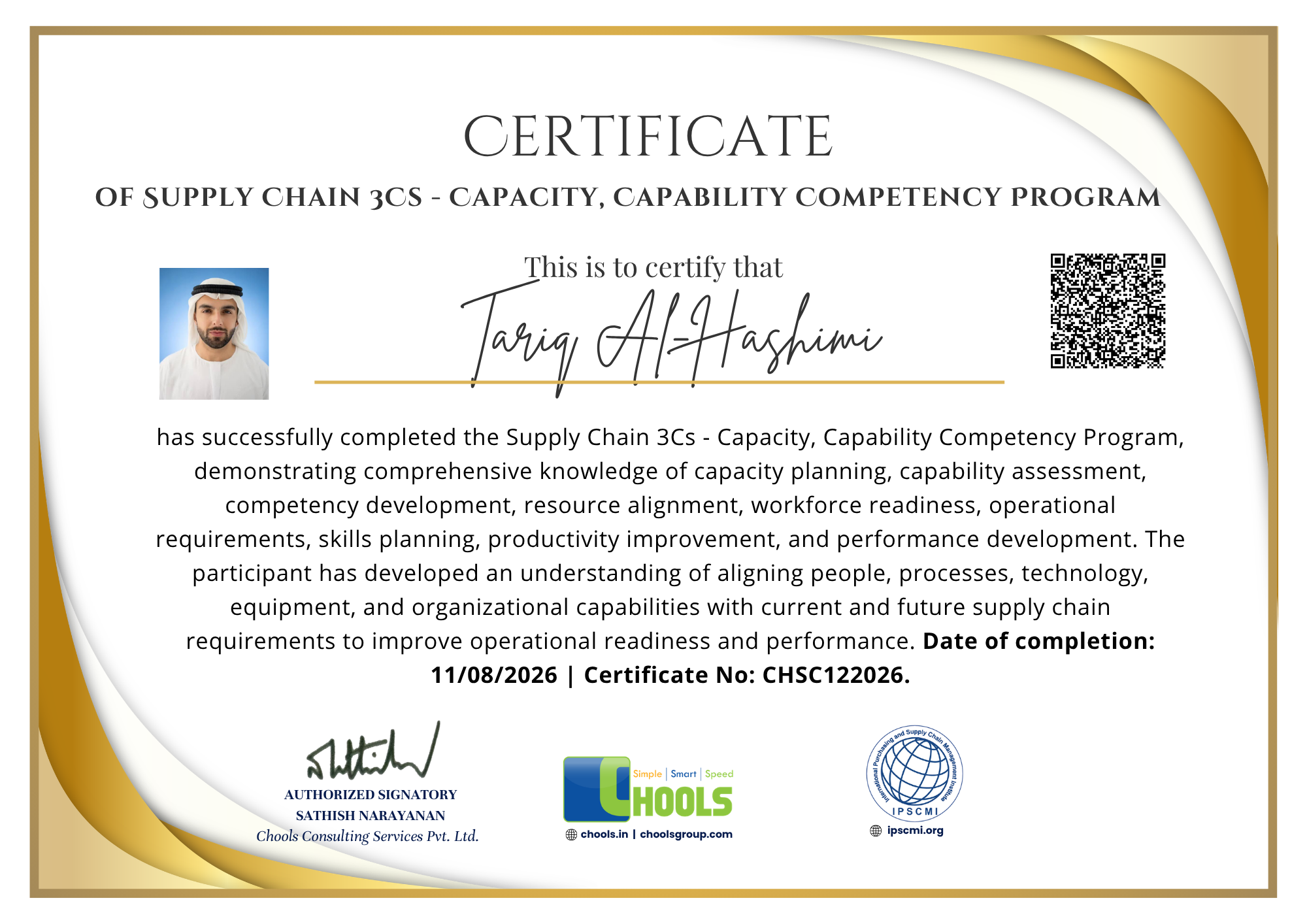 Emerging Business Program Certificate
